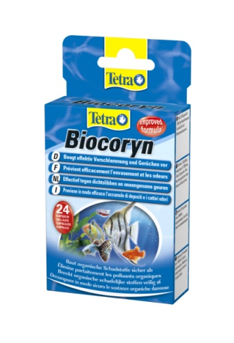 Детальная картинка Средство для воды Tetra Biocoryn 24 капс., ускоряет разложение загрязнений в аквариуме