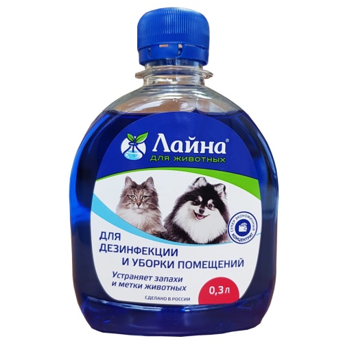 Детальная картинка Средство Лайна для животных 0,3 л (концентрат), для уборки и дезинфекции