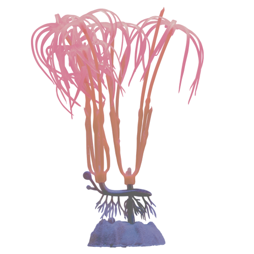 Детальная картинка Растение флуоресцирующее GloFish М 21 см оранжевое (меняет цвет в УФ-свете) фото 3