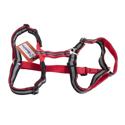 Детальная картинка Шлейка RichPet Light Dog L 25мм (шея 55-75 см, грудь 67-92 см), красный