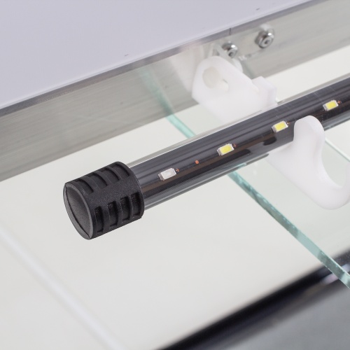 Детальная картинка Аквариум Ф-105 LUX LED (71х36х56 см) стекло 6 мм, махагон, 99 л., аквар. коврик фото 11