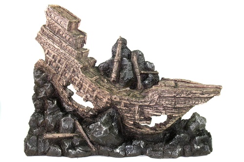 Детальная картинка 531 Грот DEKSI Корабль  50х10х40см, односторонний декоративный элемент