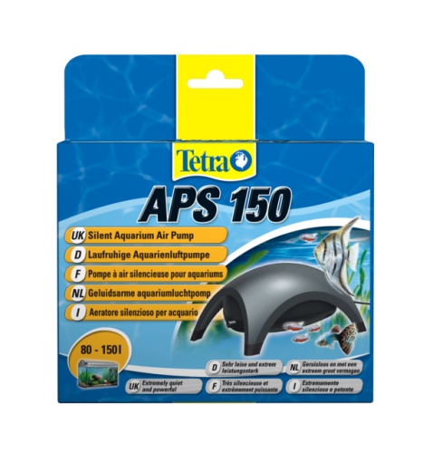 Детальная картинка Компрессор Tetra APS 150 для аквариума 80 - 150 л (150 л/ч, 3.4 Вт, 1 канал, регулируемый), антрацит фото 2