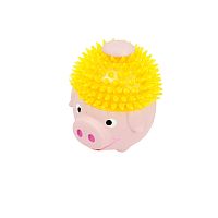 Картинка анонса Игрушка латекс ZooOne "Свинка в шапке из TPR" 11 см