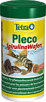 Корм Tetra Pleco Spirulina Wafers 250 мл, пластинки для травоядных донных рыб, со спирулиной