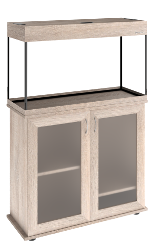 Детальная картинка Аквариум AquaPlus LUX LED П120 дуб сонома (81х36х49 см) стекло 6 мм, прямоугольный, 105 л., аквар. коврик фото 4