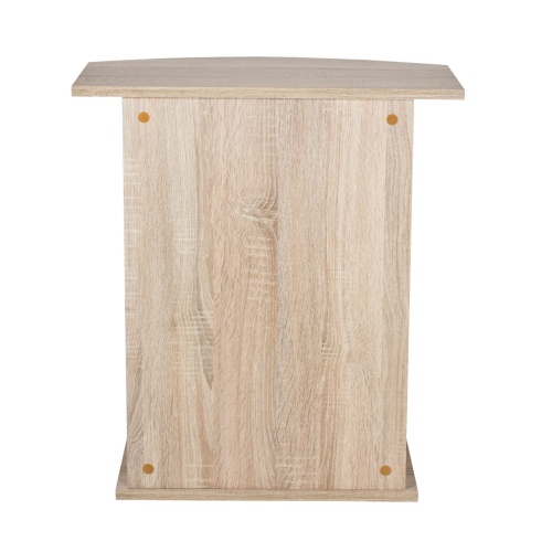 Детальная картинка Подставка AquaPlus фигурная 60 (61х32/24х72 см) без дверки, дуб сонома, в коробке, подходит для модели аквариума STD Ф70 фото 5