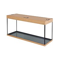 Картинка анонса Аквариум AquaPlus LUX LED П264 бук (121х41х61 см) стекло 8 мм, прямоугольный, 237 л., аквар. коврик