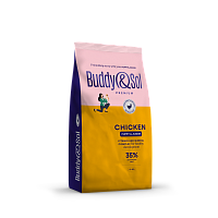 Картинка анонса Buddy&Sol PREMIUM PUPPY & JUNIOR Полнорационный сухой корм премиум-класса с курицей для щенков и юниоров всех пород 1.8 кг