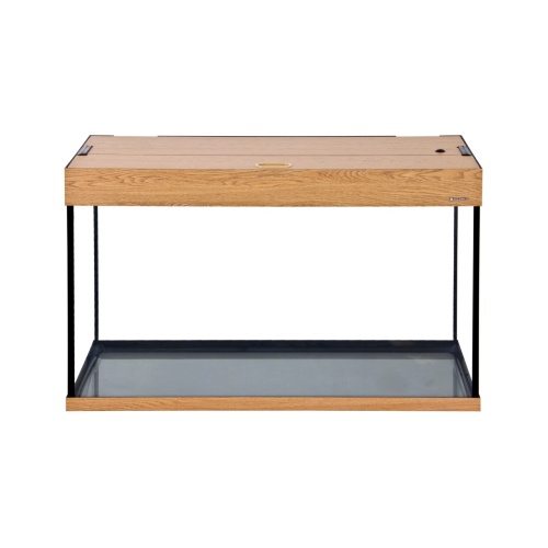 Детальная картинка Аквариум AquaPlus LUX П150 дуб (91х36х56 см) стекло 6мм, 141 л., прямоугольный, с лампами Т8 2х25 Вт, аквар. коврик фото 2