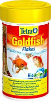Корм для золотых рыбок Tetra Goldfish Flakes 100 мл, хлопья для всех видов холодноводных рыб