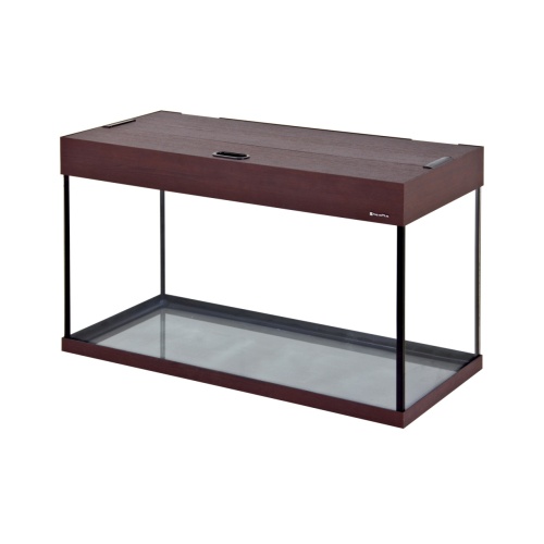 Детальная картинка Аквариум AquaPlus LUX LED П120 махагон (81х36х49 см) стекло 6 мм, прямоугольный, 105 л., аквар. коврик