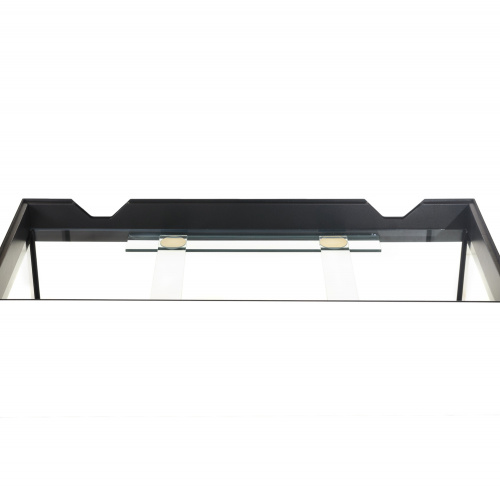 Аквариум AquaPlus LUX П120 черный (81х36х49 см) стекло 6 мм, прямоугольный, 105 л., с лампами Т8 2х18 Вт, аквар. коврик фото 9