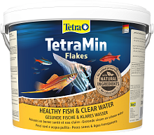Картинка анонса Корм Tetra TetraMin Flakes 10 л, хлопья для всех видов рыб