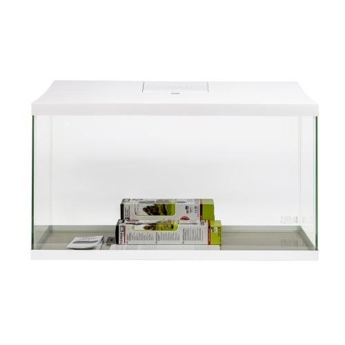 Детальная картинка Аквариум AQUAEL LEDDY SET PLUS 60 DAY&NIGHT 2.0 белый (61х31х36см) 54л, с оборудованием: ASAP 300/FAN FILTER 1, PLATINIUM  50 W, LEDDY TUBE 7Вт SUNNY D&N 2.0 - 1 шт. NEW (замена 122730) фото 3