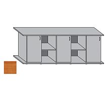 Картинка анонса Подставка AquaPlus 200 (201*51*71 см) с тремя дверками ДСП, ольха, в коробке, подходит для модели аквариума LUX П700