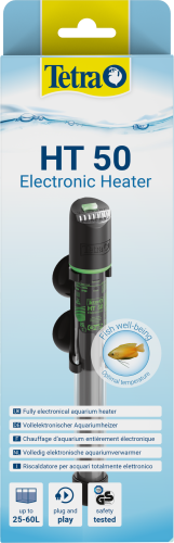 Детальная картинка Нагреватель Tetra HT 50 Вт electronic для аквариума 25-60 л (стеклянный, регулируемый)