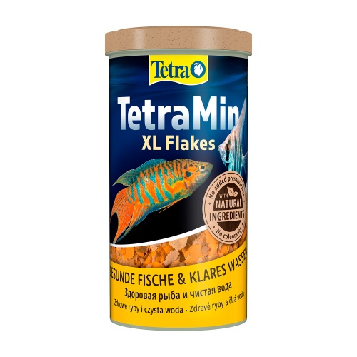Детальная картинка Корм Tetra TetraMin Flakes XL 1000 мл, хлопья для всех видов крупных рыб