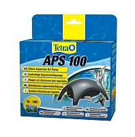Картинка анонса Компрессор Tetra APS 100 для аквариума 50 - 100 л (100 л/ч, 2.5 Вт, 1 канал, регулируемый), антрацит