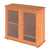 Картинка анонса Подставка AquaPlus 80 (81*36*72 см) две дверки МДФ со стеклом, ольха, в коробке, подходит для модели аквариума LUX П120