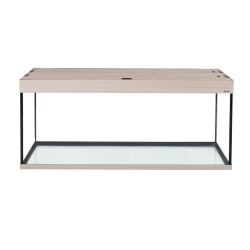 Детальная картинка Аквариум AquaPlus LUX П450 выбеленный дуб (151*51*66 см) стекло 10 мм, прямоугольный, 405л., с лампам Т8 4х36 Вт, аквар. коврик фото 6