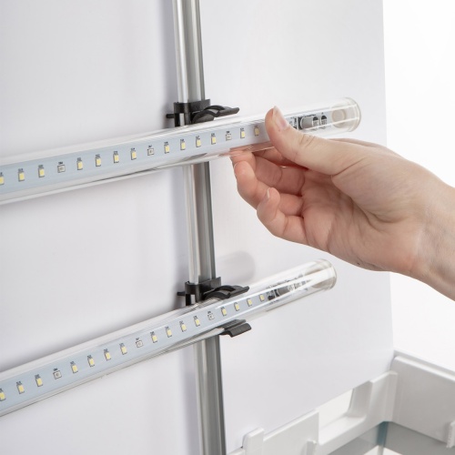 Детальная картинка Светодиодный модуль AQUAEL LEDDY TUBE 17W PLANT 2.0 (заменяет лампы Т8 36 Вт, Т5 54 Вт), длина с адаптерами 1135 - 1265 мм фото 2