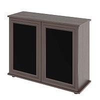 Картинка анонса Подставка AquaPlus 90 (91*36*72 см) две дверки МДФ со стеклом, венге, в коробке, подходит для модели аквариума LUX П150