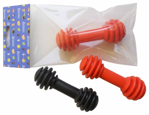 Детальная картинка Игрушка для собак дентологическая "гантеля" 9см