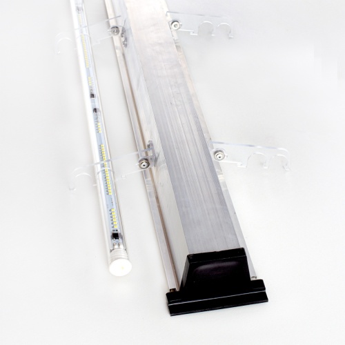 Детальная картинка Аквариум  AquaPlus LUX LED П100 груша (71х31х56 см) стекло 6 мм,  прямоугольный, 92 л., аквар. коврик фото 8