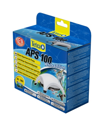 Детальная картинка Компрессор Tetra APS 100 для аквариума 50 - 100 л (100 л/ч, 2.5 Вт, 1 канал, регулируемый), белый фото 9