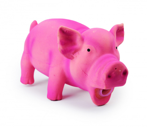 Игрушка для собак COMFY PIGGI свинья 21 см розовая (латекс) фото 2