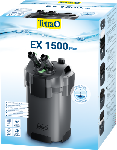 Детальная картинка Внешний фильтр Tetra EX 1500 Plus, для аквариумов 300 - 600 литров
