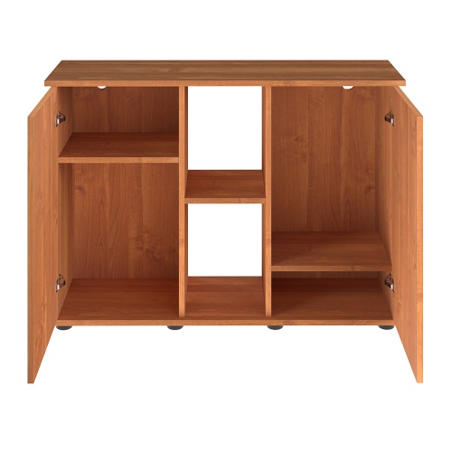 Детальная картинка Подставка AquaPlus 100 (101*41*72 см) две дверки ДСП, ольха, в коробке, подходит для модели аквариума LUX П200 фото 3