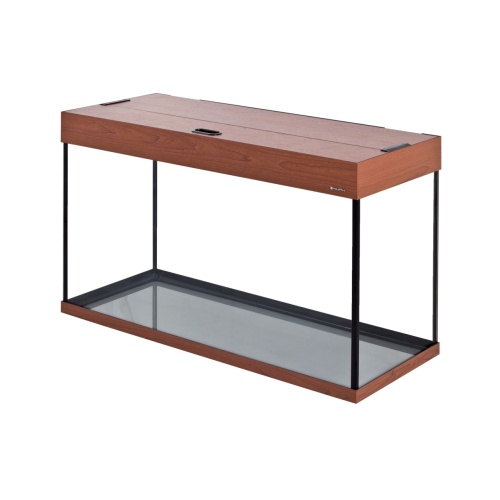 Детальная картинка Аквариум AquaPlus LUX LED П150 итальянский орех (91х36х56 см) стекло 6мм, прямоугольный,141 л., аквариумный коврик