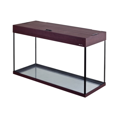 Детальная картинка Аквариум AquaPlus LUX LED П150 махагон (91х36х56 см) стекло 6мм, прямоугольный,141 л., аквариумный коврик