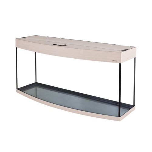 Детальная картинка Аквариум AquaPlus LUX LED Ф245 выбеленный дуб (121х41х61 см) стекло 8 мм, фигурный, 213 л., аквар. коврик