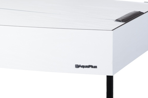 Детальная картинка Аквариум AquaPlus LUX LED Ф115 белое дерево (81х36х49 см) стекло 6 мм, фигурный, 98 л., аквар. коврик фото 4