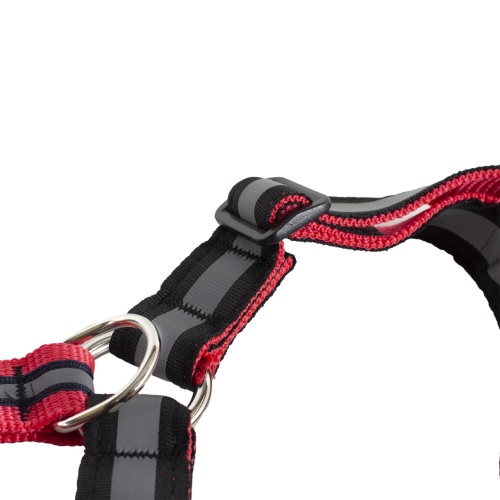 Детальная картинка Шлейка RichPet Light Dog L 25мм (шея 55-75 см, грудь 67-92 см), красный фото 4