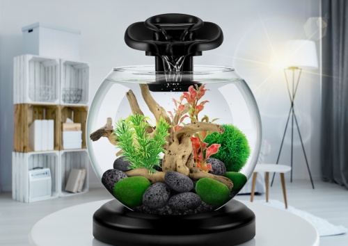 Детальная картинка Аквариум Tetra Duo WaterFall Globe 6.8л черный, диаметр 27,9 см фото 6