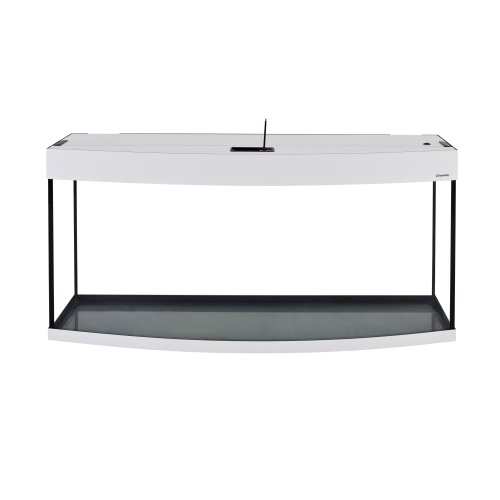 Детальная картинка Аквариум AquaPlus LUX Ф245 белое дерево (121х41х61 см) стекло 8 мм, фигурный, 213 л., с лампами Т8 2х38 Вт, аквар. коврик фото 3