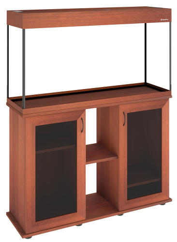 Детальная картинка Аквариум AquaPlus LUX П200 итальянский орех (101х41х56 см) стекло 6/8 мм, прямоугольный, 181 л., с лампами Т8 2х30 Вт, аквар. коврик фото 7