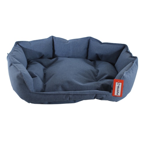 Детальная картинка Лежак для животных с бортом RichPet Thor М ( 60х70 см), джинса