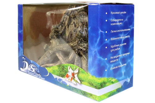 Детальная картинка 703 Грот DEKSI Коряга  33х14х22см фото 6