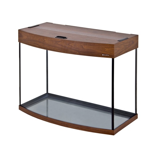 Детальная картинка Аквариум Ф-105 LUX LED (71х36х56 см) стекло 6 мм, орех, 99 л., аквар. коврик