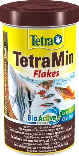 Детальная картинка Корм Tetra TetraMin Flakes 500 мл, хлопья для всех видов рыб