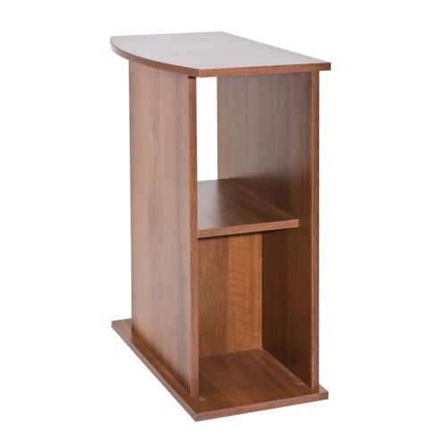 Детальная картинка Подставка AquaPlus Ф50 орех (51х32/26х72 см) фигурная, без дверки, в коробке, подходит для модели аквариума STD Ф50 фото 3