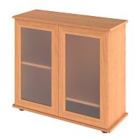 Картинка анонса Подставка AquaPlus 80 (81*36*72 см) две дверки МДФ со стеклом, бук, в коробке, подходит для модели аквариума LUX П120