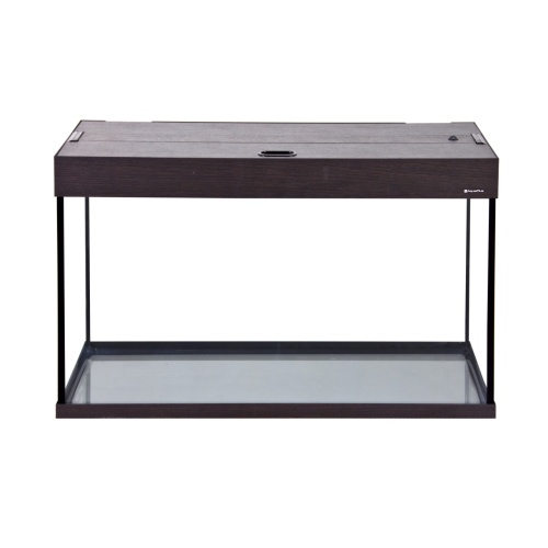 Детальная картинка Аквариум AquaPlus LUX П150 венге (91х36х56 см) стекло 6мм, 141 л., прямоугольный, с лампами Т8 2х25 Вт, аквар. коврик фото 2