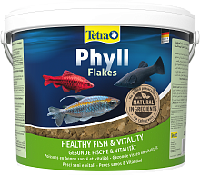 Картинка анонса  Корм Tetra Phyll Flakes 10 л, хлопья для всех видов травоядных рыб