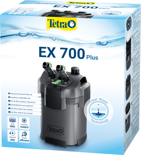 Детальная картинка Внешний фильтр Tetra EX 700 Plus, для аквариумов 100 - 200 литров